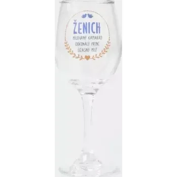 Sklenice Sklenice na víno - Ženich