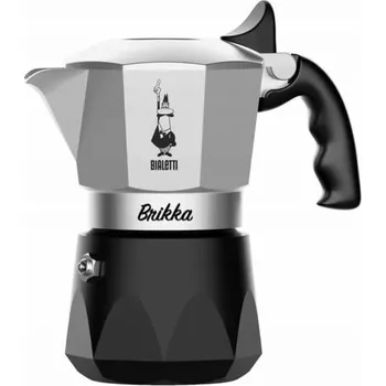 Moka konvice Bialetti Brikka Moka konvička 0,1 l Černá, Nerezová ocel