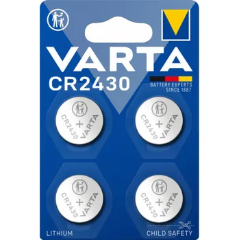 Článková baterie Varta Lithium Coin Knopfzelle CR2430 (4 Stück)