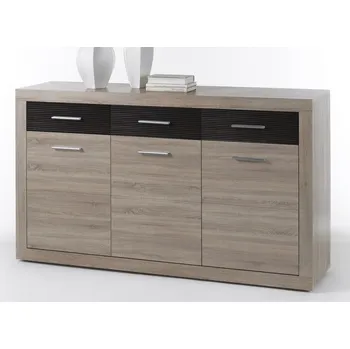 Komoda ASKO - NÁBYTEK Cancan SB Dub sonoma/šedá