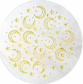 Křišťál tácek Měsíc a hvězdy - dekorace - dekorace cca 5,5 cm