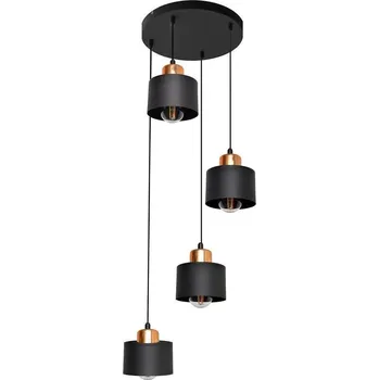 Nástěnné svítidlo Lustr Lustr na lanku EDISON 4xE27/60W/230V