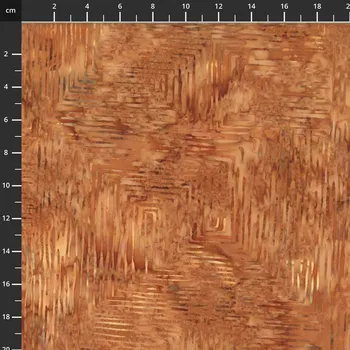 Hoffman 3378-317 bali batika hnědá bavlněná látka