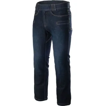 Pánské kalhoty Helikon-Tex Kalhoty SLIM riflové GREYMAN JEANS® DENIM MID DARK BLUE XXL-L DENIM BLUE