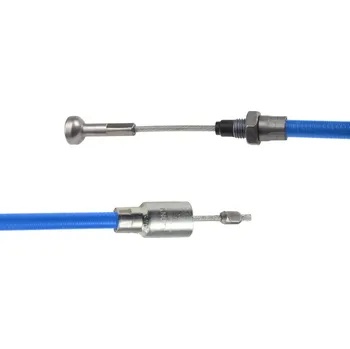 Příslušenství pro přívěs Nerezový brzdový lanovod KNOTT 1230/1420 mm, rychlomontážní, s čočkou