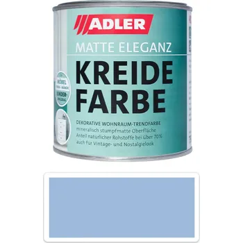 barva na zeď ADLER Kreidefarbe - univerzální vodou ředitelná křídová barva do interiéru 0.375 l Bergsee - Barva na dřevo do interiéru