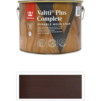 barva a nátěr na dřevo TIKKURILA Valtti Plus Complete - matná tenkovrstvá lazura 9 l Petäjä 5073 - Venkovní barva na dřevo