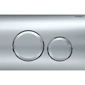 Splachovací tlačítko Geberit Delta20, ovládání splachování, chrom lesklý, 115.127.21.1