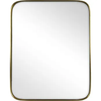Zrcadlo Nástěnné zrcadlo Thea 40x50 cm, zlaté