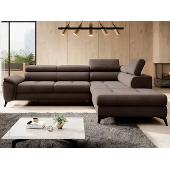 Sedací souprava ASKO - NÁBYTEK Mocca pravý roh hnědá