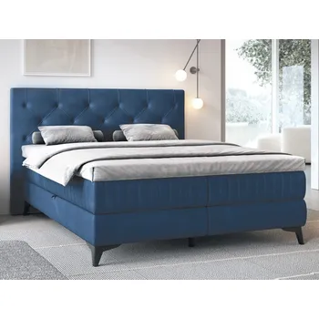 Postel Postel Lusaka 180x200 cm, námořnická modrá látka