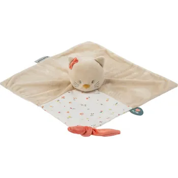 plyšák NATTOU Domácí plyšová kočička Lana 27x27 cm Mila, Zoe & Lana 20x30x9 krémová