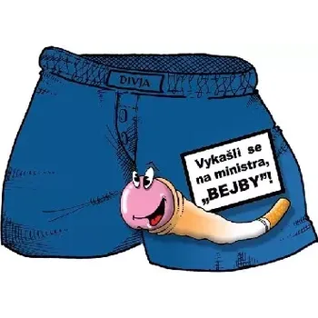 Trenýrky Trenýrky-Vykašli se na... XL černá