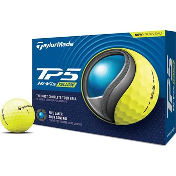 Golfový míček Taylor Made TaylorMade TP5 Golfové míčky YELLOW