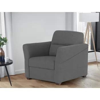 Křeslo Křeslo Flavia, kouřově šedá látka