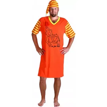 Dámská noční košile Noční košile - Pat a Mat - Obrysy XXXL