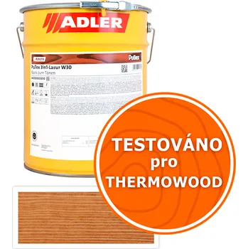 Lak na dřevo ADLER Pullex 3in1 Lasur - tenkovrstvá impregnační lazura 9.5 l Modřín 4435050045 - Venkovní barva na dřevo