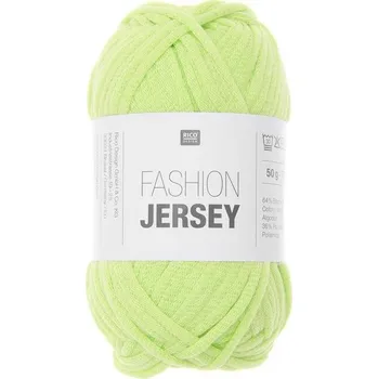 Čepice Rico design háčkovací šňůra Fashion Jersey odstín 026 světle zelená