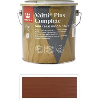 Lak na dřevo TIKKURILA Valtti Plus Complete - matná tenkovrstvá lazura 2.7 l Mänty 5055 - Venkovní barva na dřevo