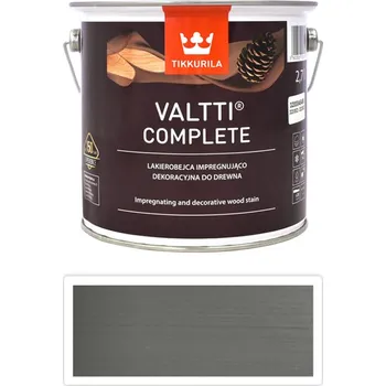 Lak na dřevo TIKKURILA Valtti Complete - tenkovrstvá lazura 2.7 l Kivi 5083 - Venkovní barva na dřevo