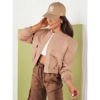 Dámská softshellová bunda Dámská bomber bunda VERPI TY4297 Barva: Béžová, Velikost: M