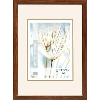 Rám na obraz Fotorámeček Giulia 21x29,7 cm, přírodní tmavá