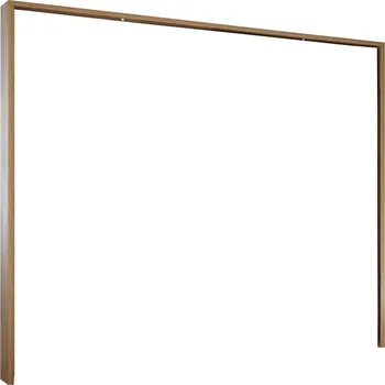 Šatní skříň Paspartový rám s osvětlením k šatní skříni Rivoli, dub