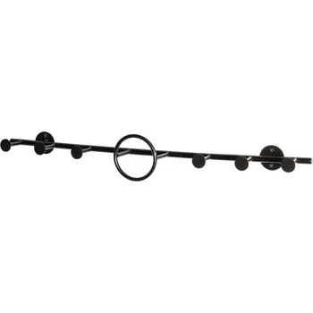 Věšák Nástěnný věšák Manchester, černý