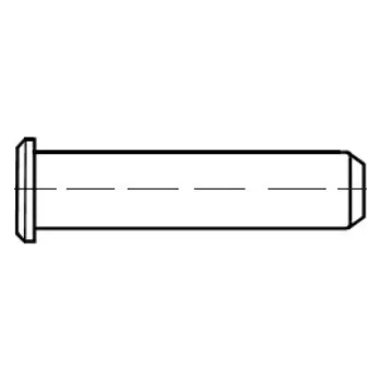 Šroub Čep s malou hlavou bez díry pro závlačku tvar A dle din 1434 6x 30 bez povrchu