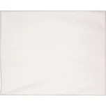 Vánoční ubrus 130x220 cm, bílý se stříbrnými vetkanými nitkami