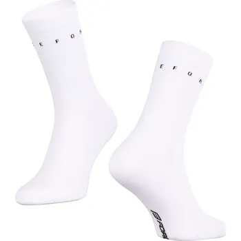 Ponožky FORCE SNAP SPORT bílé barva: bílá, velikost: S/M