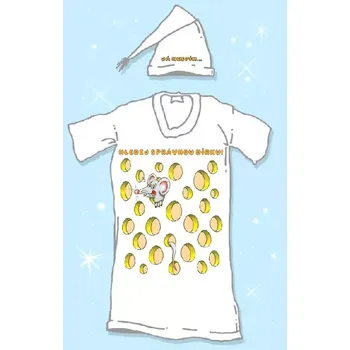 Dámské noční prádlo Noční košile – Hledej správnou dírku XL bílá