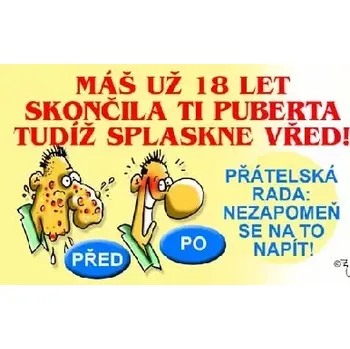 Žertovný předmět Máš už 18let