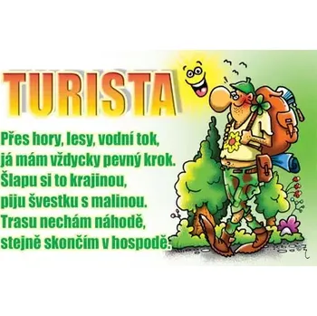 Žertovný předmět Turista
