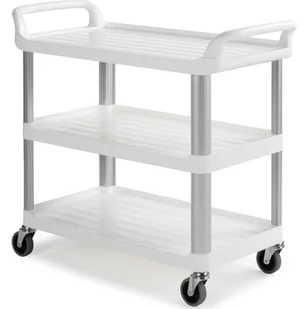 Jídelní židle Jídelní/manipulační vozík 3700 Barva: Šedá, Stojny: plastové