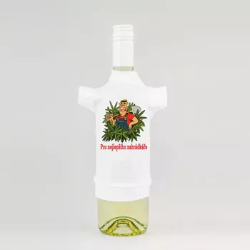 Žertovný předmět Tričko na láhev - Pro nejlepšího zahrádkáře