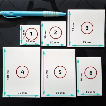 Samolepící bloček CuteArt Průhledné poznámky - bloček Produkt: 01