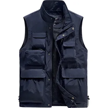 Pánská bunda Pánská outdoorová vesta Barva: Tmavě Modrá, Velikost: 3XL