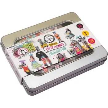 Výtvarná sada Studio Light Papírové výseky Studio Light "Signature Collection“, 128 ks - Sběratelská edice