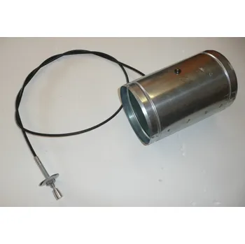 Ventil ovládací manuální klapka pro vzduch, 125mm, silikonove těsnění