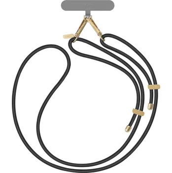 Šňůrka na telefon UNIQ COEHL Laurel univerzální šňůrka na mobilní telefon, Midnight black