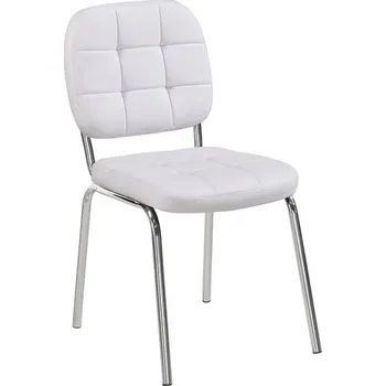 Jídelní židle Jídelní židle Emilia, bílá ekokůže