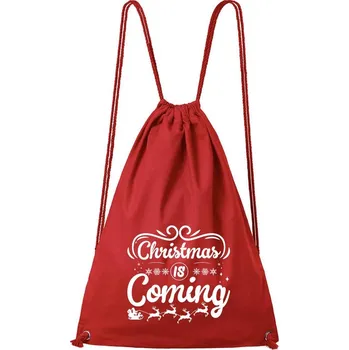 Městský batoh DOBRÝ TRIKO Bavlněný batoh Christmas coming Barva: Červená