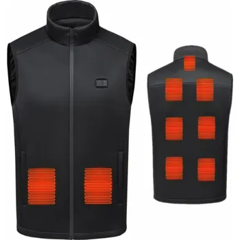 Masážní přístroj Mozos HV4 Vyhřívaná elektrická vesta unisex, velikost L, černá