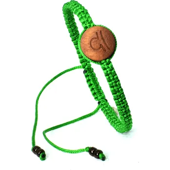 Náramek WUX Macrame znamení Váhy VELIKOST NÁRAMKU: Pánská....18cm, BARVA PROVÁZKU: Žlutá, PRŮMĚR PROVÁZKU: Ø 2mm