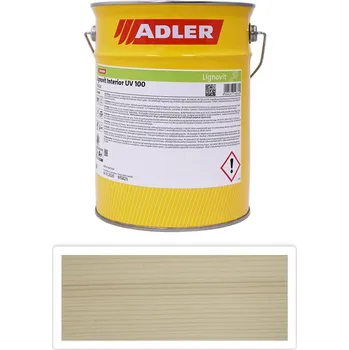 barva a nátěr na dřevo ADLER Lignovit Interior UV 100 - vodou ředitelná lazura na dřevo pro interiéry 4 l Zugspitze 53962 - Barva na dřevo do interiéru