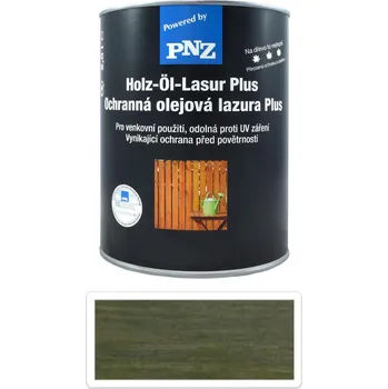 barva a nátěr na dřevo PNZ Ochranná olejová lazura Plus 2.5 l Jedlová zelená - Venkovní barva na dřevo