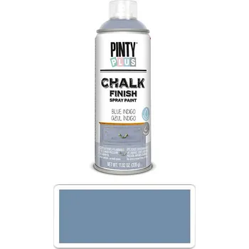 Barva ve spreji PINTYPLUS CHALK - křídová barva ve spreji na různé povrchy 400 ml Modrá indigo CK795 - Barva na dřevo do interiéru