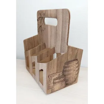 Dárková krabička Obal na šest piv "Sud" (plech, sklo)