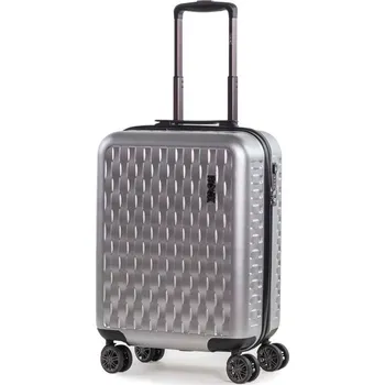 Cestovní kufr ROCK TR-0192 S, stříbrná